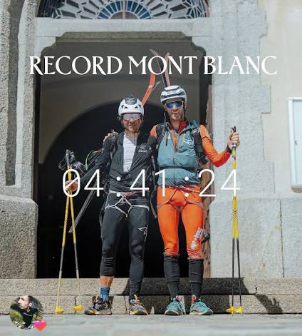 Chamonix - Mont Blanc round trip in 4h41m24s